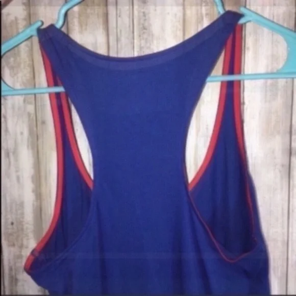 MLB Texas Rangers Red & Blue Tank Women’s Medium - Picture 3 of 6